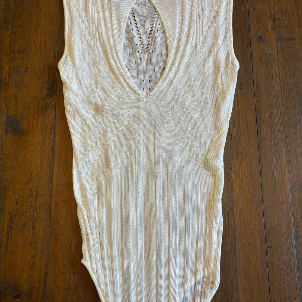 Viavai luxury Brandy pointelle bodysuit